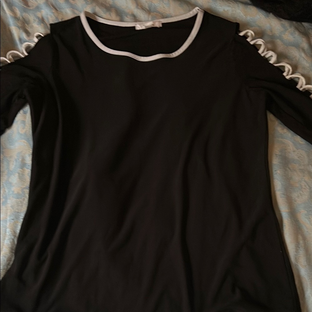 Black and White Women's Top